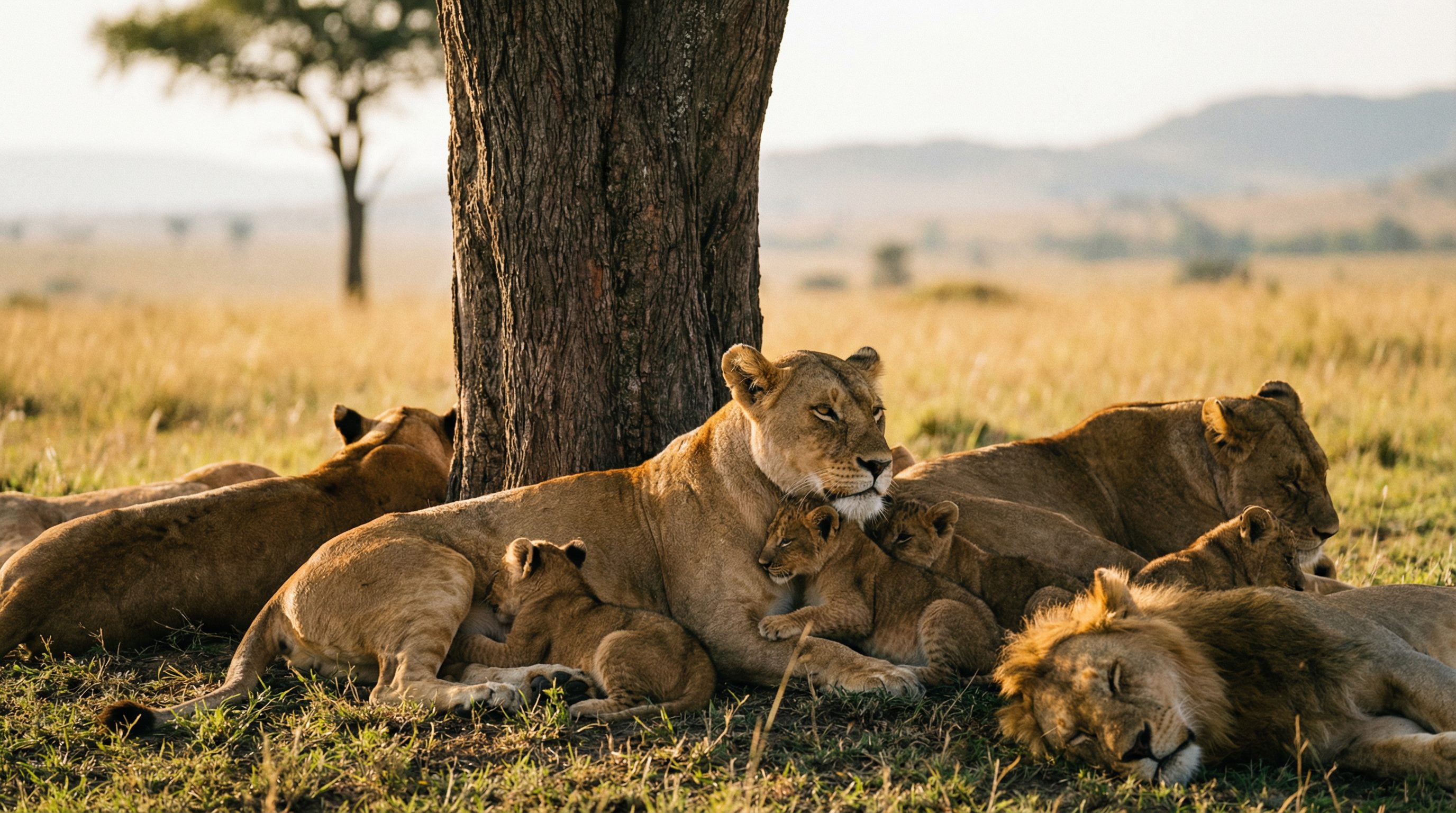 91视频：非洲狮群